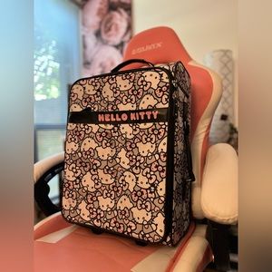 USED Hello Kitty Loungefly carry on suitcase